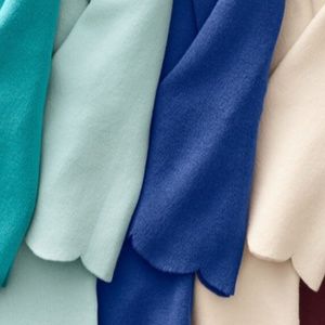 Talbots Woman Scallop edged sweater. Worn maybe 2x‎